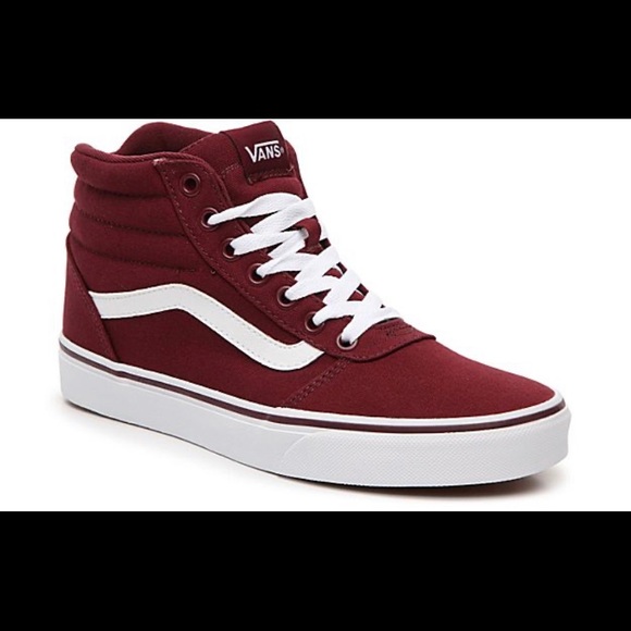 ⚡️SALE HIGHTOP GIRLS BURGUNDY VANS - Picture 5 of 5